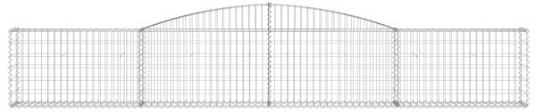 VidaXL Συρματοκιβώτια Τοξωτά 6 τεμ. 400x30x60/80 εκ. Γαλβαν. Ατσάλι