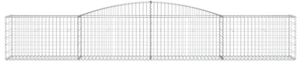 VidaXL Συρματοκιβώτια Τοξωτά 3 τεμ. 400x50x60/80 εκ. Γαλβαν. Ατσάλι