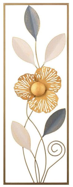 Διακοσμητικό Τοίχου Orchid 279ENZ2579 32x5x90cm Multi-Gold Wallity