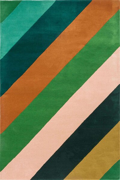 Χαλί Sherbet Stripe 144417 Green-Multi Harlequin