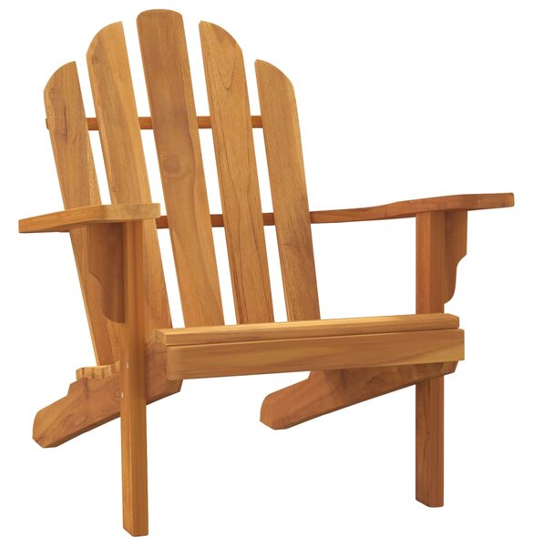 VidaXL Καρέκλες Κήπου Adirondack 2 τεμ. 79x95x92 εκ. Μασίφ Ξύλο Teak