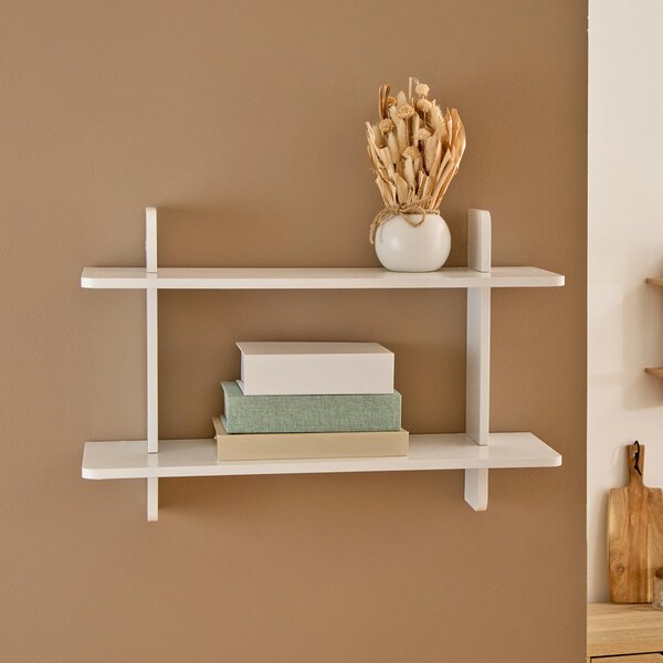 Ραφιέρα Τοίχου (60x19x40) F-V Fixy White 221026A