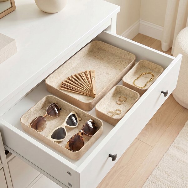 Θήκες Οργάνωσης (Σετ 4τμχ) F-V Feltia 218648 Beige