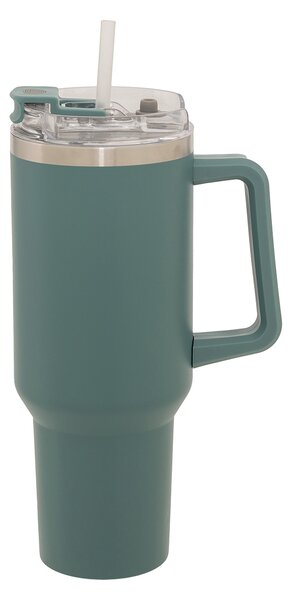 Κούπα Θερμός Με Λαβή & Καλαμάκι 1.2lt F-V Alex 198062 Green