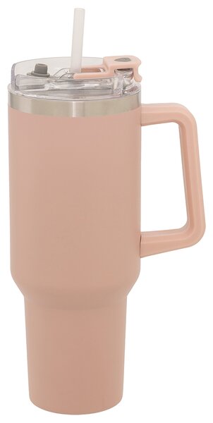 Κούπα Θερμός Με Λαβή & Καλαμάκι 1.2lt F-V Alex 198062 Pink