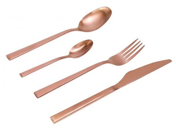 Σετ Μαχαιροπήρουνα 24τμχ Ανοξείδωτα Durable Rosegold CRYSPO TRIO 45.562.05