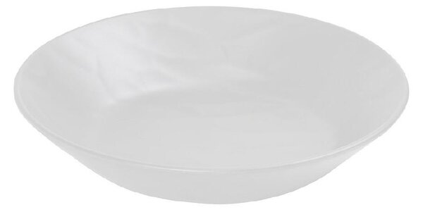 Πιάτο Μελαμίνης Βαθύ Στρογγυλό 21εκ. Wavy Matte White ESPIEL MLW394K48-6