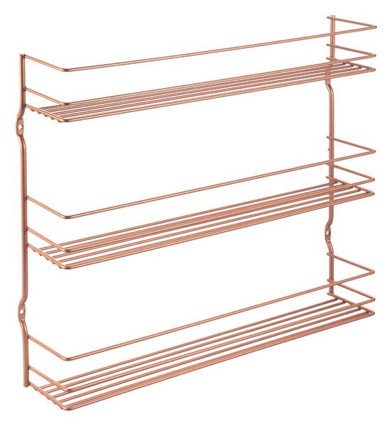 Εταζέρα Τοίχου 3 Όροφη Ροζ-Χρυσό Pepito Polytherm Copper 36x8x32εκ. Metaltex 16-362533