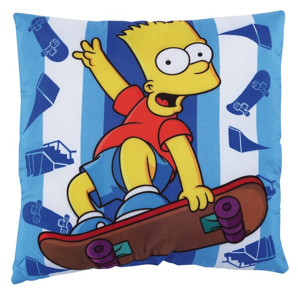 Μαξιλάρι Διακοσμητικό Microfiber 40x40εκ. The Simpsons 5513 Fox