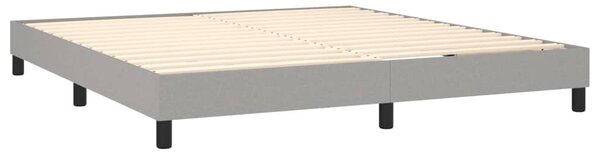 VidaXL Κρεβάτι Boxspring με Στρώμα Αν. Πράσινο 160x200εκ Υφασμάτινο