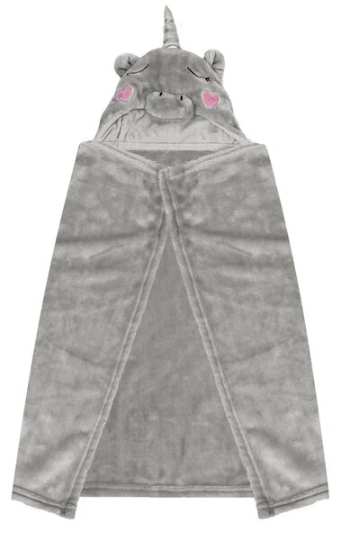 Κουβέρτα Bebe Fleece 36x86εκ. Monocer Grey Makis Tselios