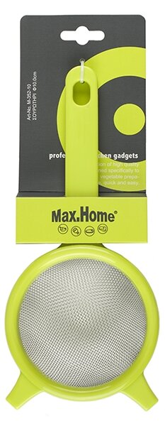 Σουρωτήρι Πλαστικό Πράσινο Max Home 14εκ. OL03520014