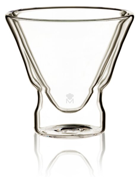 Ποτήρι Martini Σετ 2τμχ Γυάλινο Διάφανο Mixology Double Wall Bergner 230ml BGMP020202