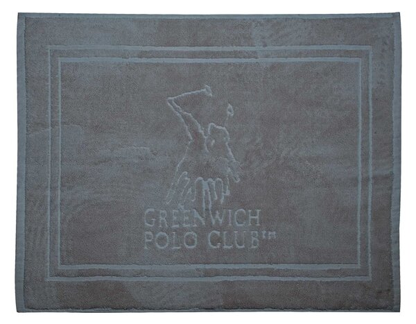 Ταπέτο Μπάνιου Βαμβακερό 50x70εκ. Essential 3041 Γκρι Greenwich Polo Club