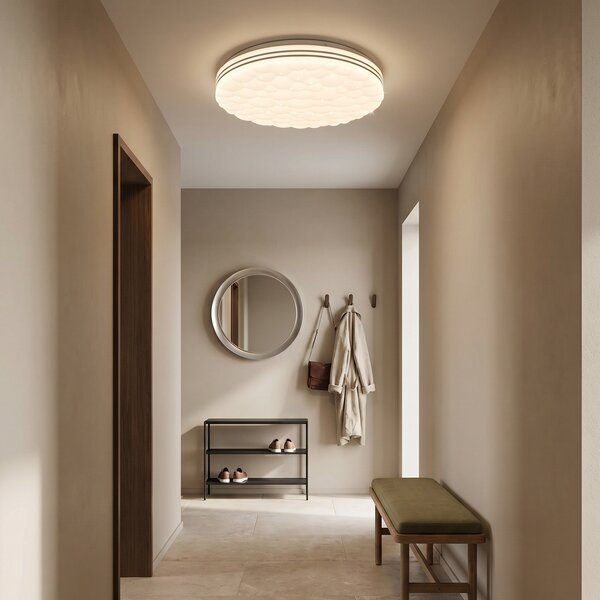 Reality Leuchten Φωτιστικό οροφής LED Tiger RGB CCT Starlight effect, ρυθμιζόμενος, Λευκό, Σαλόνι / τραπεζαρία, Πλαστικό, σύγχρονο