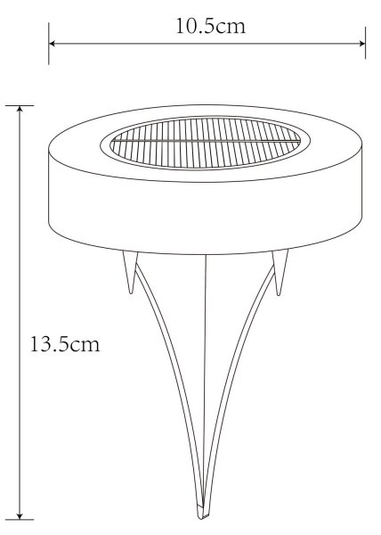 Globo 36414-2 - ΣΕΤ 2x Ηλιακά φωτιστικά LED SOLAR LED/0,8W/3V 3200K IP44