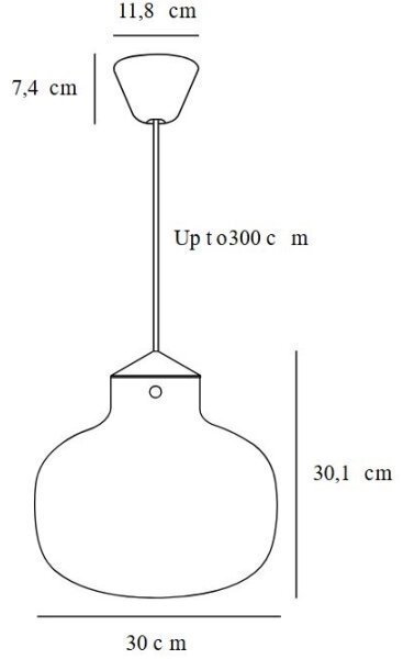 DFTP by Nordlux - Κρεμαστό φωτιστικό οροφής RAITO 1xE27/25W/230V