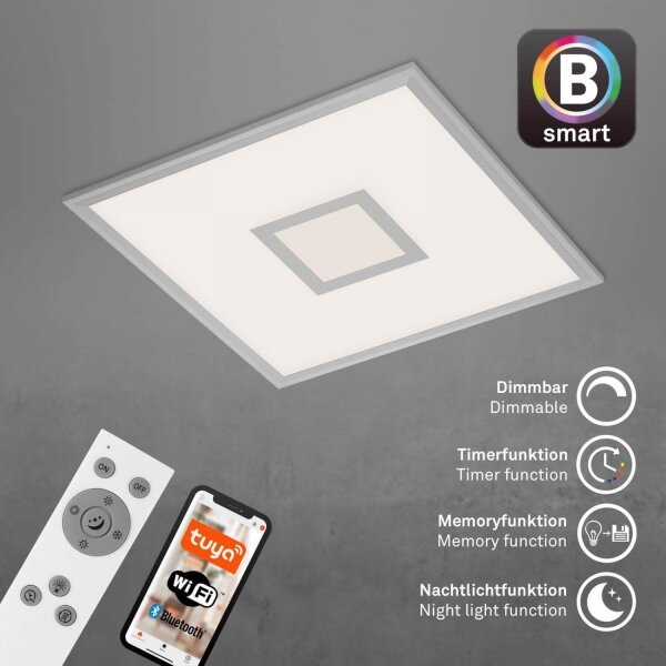 Brilo -LED RGB dimmable φωτιστικό οροφής CENTRO LED/24W/230V Wi-Fi Tuya + RC