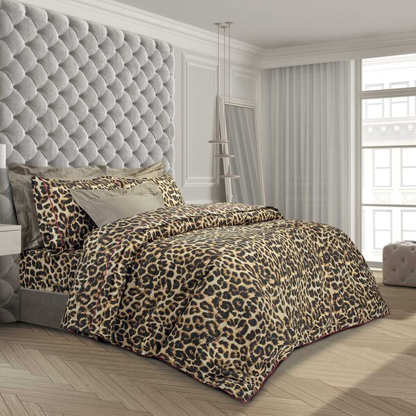 Σετ Παπλωματοθήκη Polycotton King 240x260εκ. Essential 2166 Μαύρο-Τερακότα-Ώχρα Greenwich Polo Club