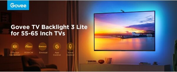 Govee - TV Backlight 3 Lite TV 55-65" SMART LED οπίσθιος φωτιαμός RGBICW Wi-Fi IP67 +RC