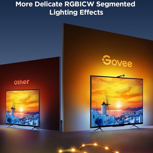 Govee - TV Backlight 3 Lite TV 55-65" SMART LED οπίσθιος φωτιαμός RGBICW Wi-Fi IP67 +RC