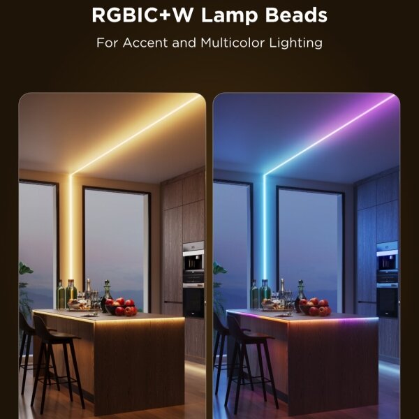 Govee - LED RGBICW Dimmable ταινία COB 3780 diodes 3m Wi-Fi Matter