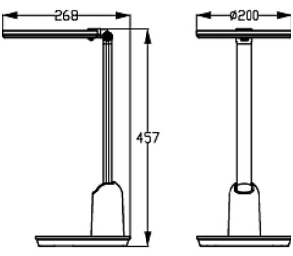 Philips - Επιτραπέζιο φωτιστικό LED ντιμαριζόμενο EINSTEIN LED/15W/230V 2800/4000/5100K