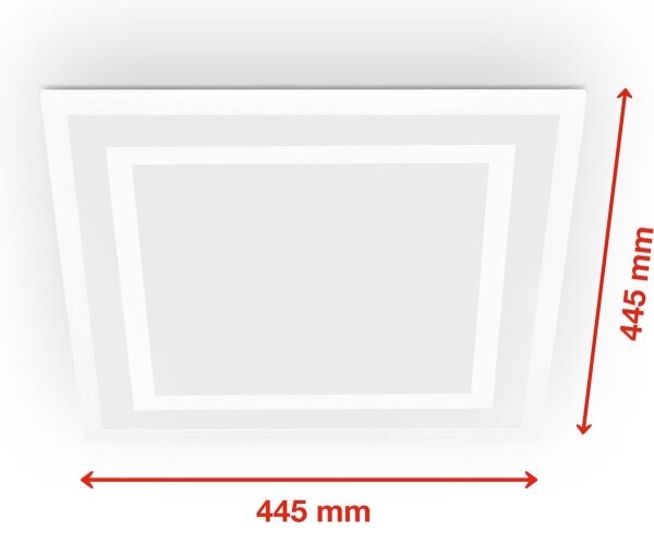 Telefunken 318806TF - LED RGB dimmable φωτιστικό οροφής LED/24W/230V + RC