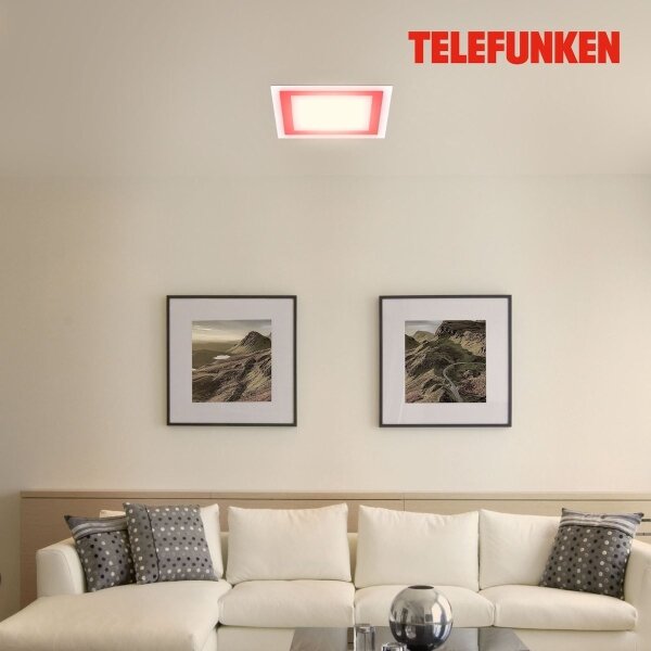 Telefunken 318806TF - LED RGB dimmable φωτιστικό οροφής LED/24W/230V + RC