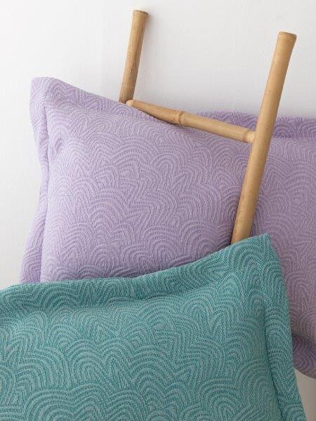 Κουβέρτα Ζακάρ Polycotton Ημίδιπλη 170x260εκ. Adel Lilac Palamaiki