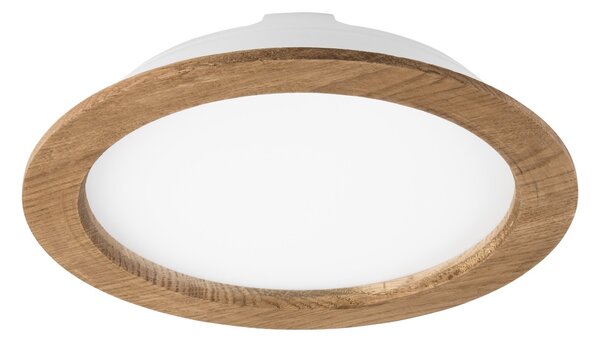 Χωνευτό Φωτιστικό LED WOODY SPOT LED/23,5W/230V 4000K καρυδιά ø 23,5 cm