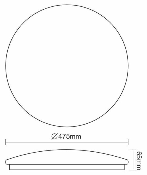 Φωτιστικό οροφής LED OPAL LED/48W/230V 4000K