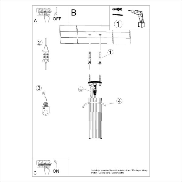 Sollux SL.1550 - Φωτιστικό σποτ KARBON 1xGU10/10W/230V 20 cm χρυσό