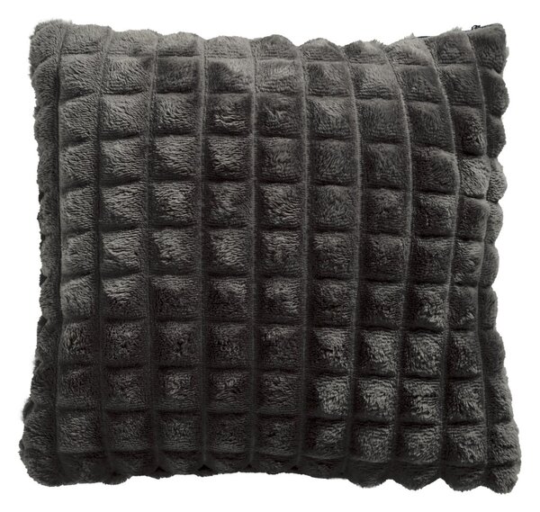 Διακοσμητική Μαξιλαροθήκη Fleece (40x40) Das Home 1390 Dark Grey