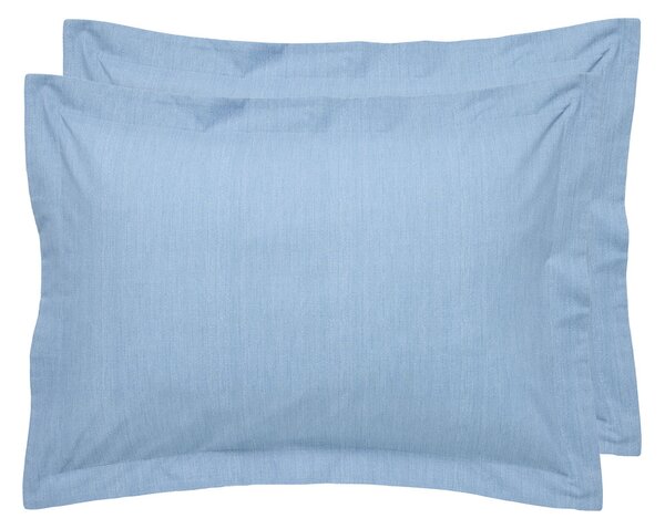 Ζεύγος Μαξιλαροθήκες Oxford (50x70) Das Home Casual Prints 5447 Blue