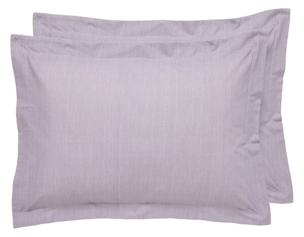 Ζεύγος Μαξιλαροθήκες Oxford (50x70) Das Home Casual Prints 5449 Lilac