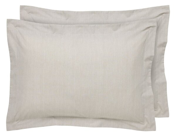 Ζεύγος Μαξιλαροθήκες Oxford (50x70) Das Home Casual Prints 5445 Taupe
