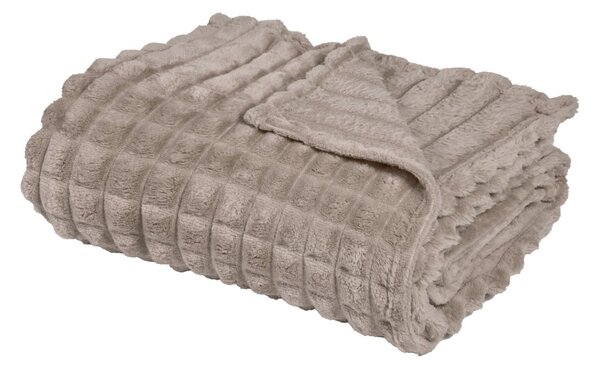 Κουβέρτα Καναπέ Fleece (130x170) Das Home 1387 Taupe