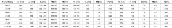 Mexen Lunar-F Διπλή πτυσσόμενη ντουζιέρα 100 x 80 cm, διαφανής, βουρτσισμένο