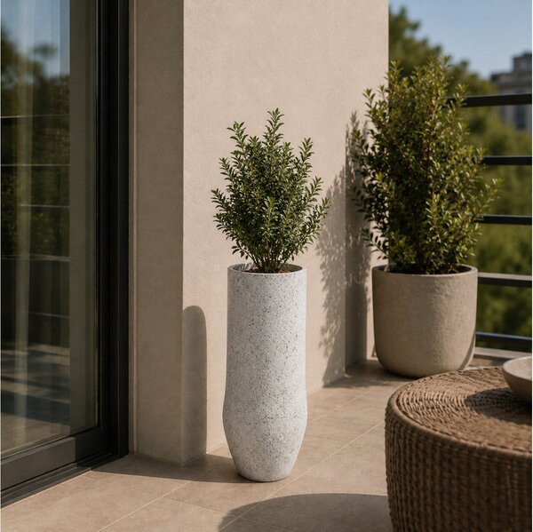 Κασπώ PTMD Luxury Living Dorin από τσιμέντο, με διαστάσεις 20x20x45cm