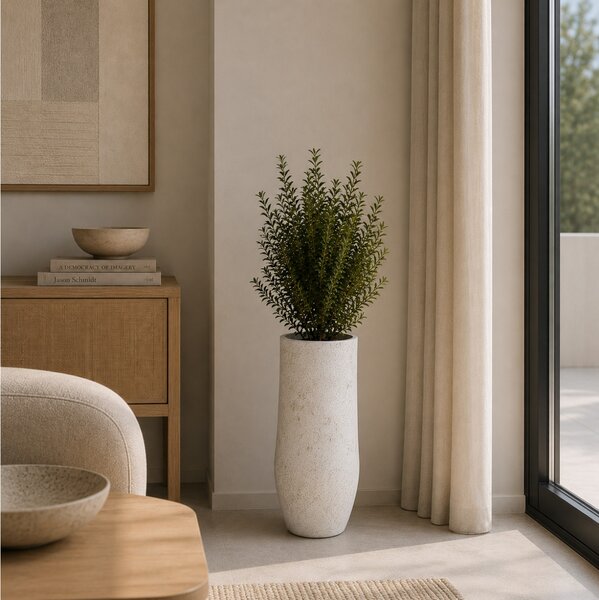Κασπώ PTMD Luxury Living Dorin από τσιμέντο, με διαστάσεις 22x22x50cm