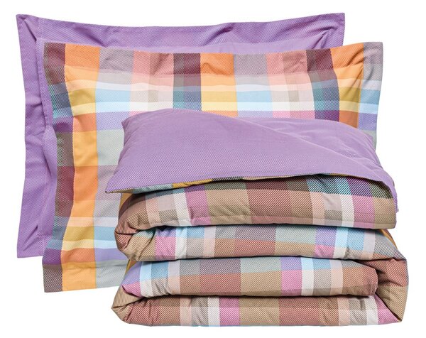 Παπλωματοθήκη Μονή (Σετ 160x240) 2 Όψεων Das Home Casual 5456 Multicolor