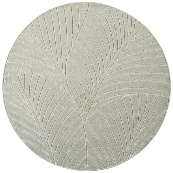 Covor Rotund NOVA V3 Verde 120x120 cm