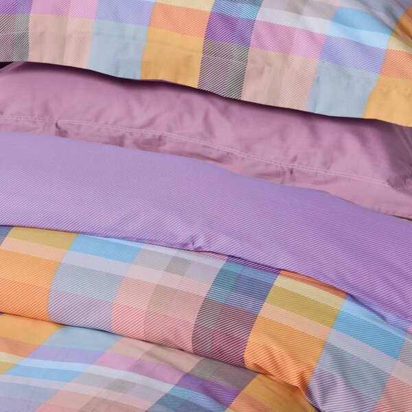 Παπλωματοθήκη Μονή (Σετ 160x240) 2 Όψεων Das Home Casual 5456 Multicolor