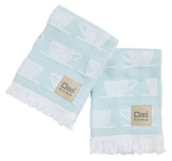 Ποτηρόπανα (Σετ 2τμχ) Das Home 0904 Mint