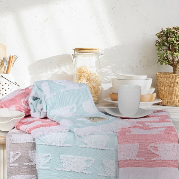 Ποτηρόπανα (Σετ 2τμχ) Das Home 0902 Brown