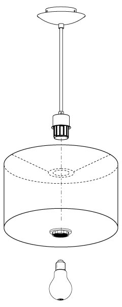 Eglo 31601 - Πολύφωτο σε σχοινί MASERLO 1xE27/60W/230V