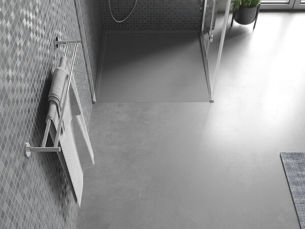 Mexen Amon τετράγωνη ντουζιέρα SMC 90 x 90 cm, γκρι - 4F619090