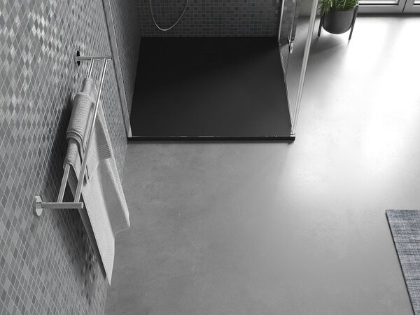 Mexen Bert τετράγωνη ντουζιέρα SMC 90 x 90 cm, μαύρη - 4K709090