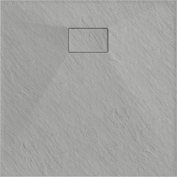 Mexen Hugo τετράγωνη ντουζιέρα SMC 80 x 80 εκ., γκρι - 42618080